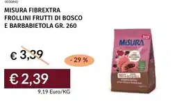 Prezzemolo e Vitale Misura fibrextra frollini frutti di bosco e barbabietola offerta