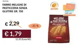 Prezzemolo e Vitale Farmo melighe di pasticceria senza glutine offerta