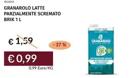 Prezzemolo e Vitale Granarolo latte parzialmente scremato brik offerta