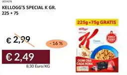 Prezzemolo e Vitale Kellogg's special k offerta