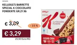 Prezzemolo e Vitale Kellogg's barrette special k cioccolato fondente offerta