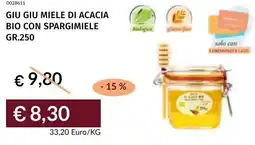 Prezzemolo e Vitale Giu giu miele di acacia bio con spargimiele offerta