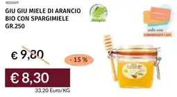 Prezzemolo e Vitale Giu giu miele di arancio bio con spargimiele offerta