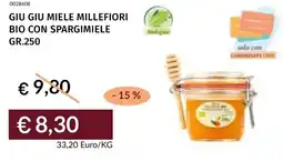 Prezzemolo e Vitale Giu giu miele millefiori bio con spargimiele offerta