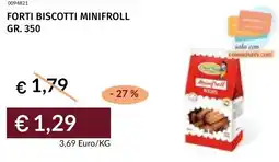 Prezzemolo e Vitale Forti biscotti minifroll offerta