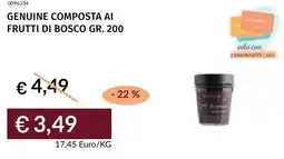 Prezzemolo e Vitale Genuine composta ai frutti di bosco offerta