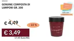 Prezzemolo e Vitale Genuine composta di lamponi offerta