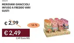 Prezzemolo e Vitale Meridiani ghiaccioli infuso a freddo vari gusti offerta