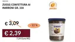 Prezzemolo e Vitale Zuegg confettura ai marroni offerta