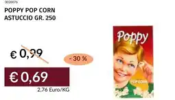 Prezzemolo e Vitale Poppy pop corn astuccio offerta