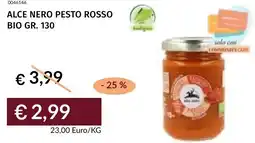 Prezzemolo e Vitale Alce nero pesto rosso bio offerta