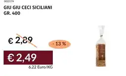 Prezzemolo e Vitale Giu giu ceci siciliani offerta