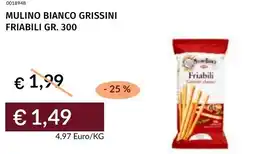 Prezzemolo e Vitale Mulino bianco grissini friabili offerta