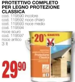 Mondo Brico V33 protettivo completo per legno protezione classica offerta