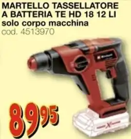 Mondo Brico EINHELL martello tassellatore a batteria te hd 18 12 li offerta