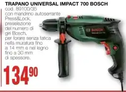 Mondo Brico trapano universal impact 700 BOSCH offerta