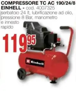 Mondo Brico Compressore tc ac 190/24/8 EINHELL offerta