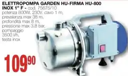Mondo Brico elettropompa garden hu-firma hu-800 inox 1" f offerta