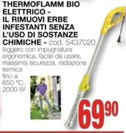 Mondo Brico GLORIA thermoflamm bio elettrico - il rimuovi erbe infestanti senza l'uso di sostanze chimiche offerta