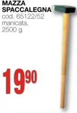 Mondo Brico mazza spaccalegna offerta