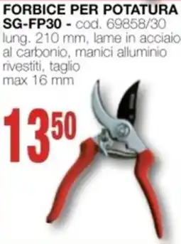 Mondo Brico SANDRIGARDEN forbice per potatura sg-fp30 offerta