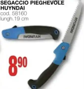 Mondo Brico segaccio pieghevole HYUNDAI offerta