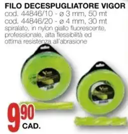Mondo Brico filo decespugliatore VIGOR offerta