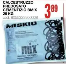 Mondo Brico Calcestruzzo predosato cementizio bmix 25 kg offerta