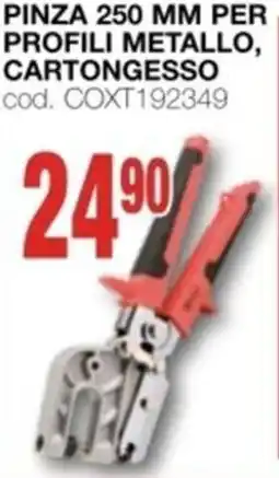 Mondo Brico Pinza 250 mm per profili metallo, CARTONGESSO offerta