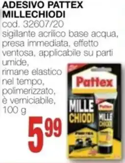 Mondo Brico Adesivo PATTEX millechiodi offerta