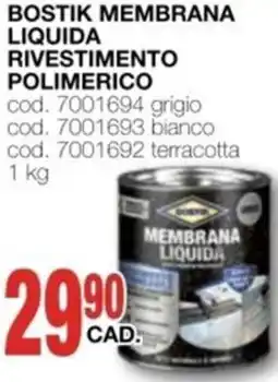 Mondo Brico BOSTIK membrana liquida rivestimento polimerico offerta