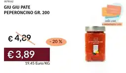 Prezzemolo e Vitale Giu giu pate peperoncino offerta