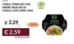 Prezzemolo e Vitale Cereal terra bio con amore insalata di cereali con curry offerta