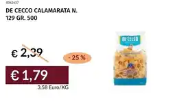 Prezzemolo e Vitale De cecco calamarata n. 129 offerta