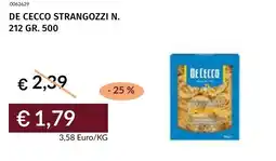 Prezzemolo e Vitale De cecco strangozzi n. 212 offerta