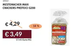 Prezzemolo e Vitale Mestemacher maxi crackers proteici offerta