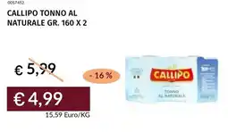 Prezzemolo e Vitale Callipo tonno al naturale offerta