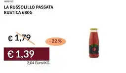 Prezzemolo e Vitale La russolillo passata rustica offerta