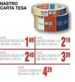 Mondo Brico Nastro carta tesa offerta