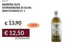 Prezzemolo e Vitale Barbera olio extravergine di oliva non filtrato offerta