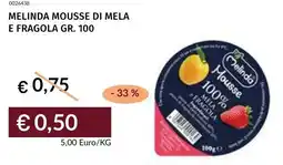 Prezzemolo e Vitale Melinda mousse di mela e fragola offerta