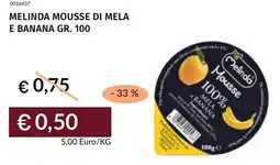 Prezzemolo e Vitale Melinda mousse di mela e banana offerta