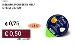 Prezzemolo e Vitale Melinda mousse di mela e pera offerta