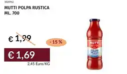 Prezzemolo e Vitale Mutti polpa rustica offerta