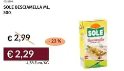 Prezzemolo e Vitale Sole besciamella offerta