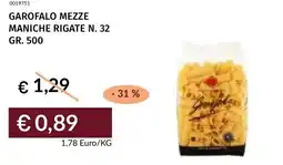 Prezzemolo e Vitale Garofalo mezze maniche rigate n. 32 offerta