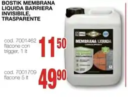 Mondo Brico Bostik membrana liquida barriera invisibile, trasparente offerta