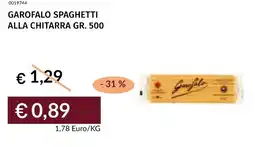 Prezzemolo e Vitale Garofalo spaghetti alla chitarra offerta