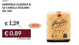 Prezzemolo e Vitale Garofalo classica n. 52-2 anelli siciliani offerta