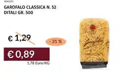 Prezzemolo e Vitale Garofalo classica n. 52 ditali offerta